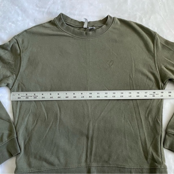 🍁 3/$25 🍁 Divided by H&M | Pullover Crewneck Sweater | Navy Green | Medium - Picture 6 of 8